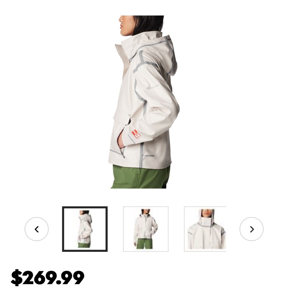Nwot. Columbia out/dry coat
